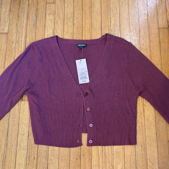 Dark Mauve Wild Fable Sweater NWT - Picture 6 of 7